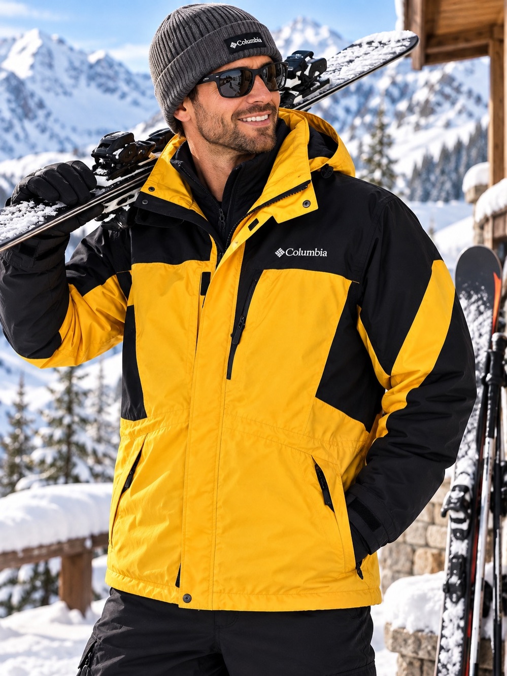 🖤⛷️🔥Men’s Columbia Ski/Snowboard Jacket-Winter Snow Coat Size XL